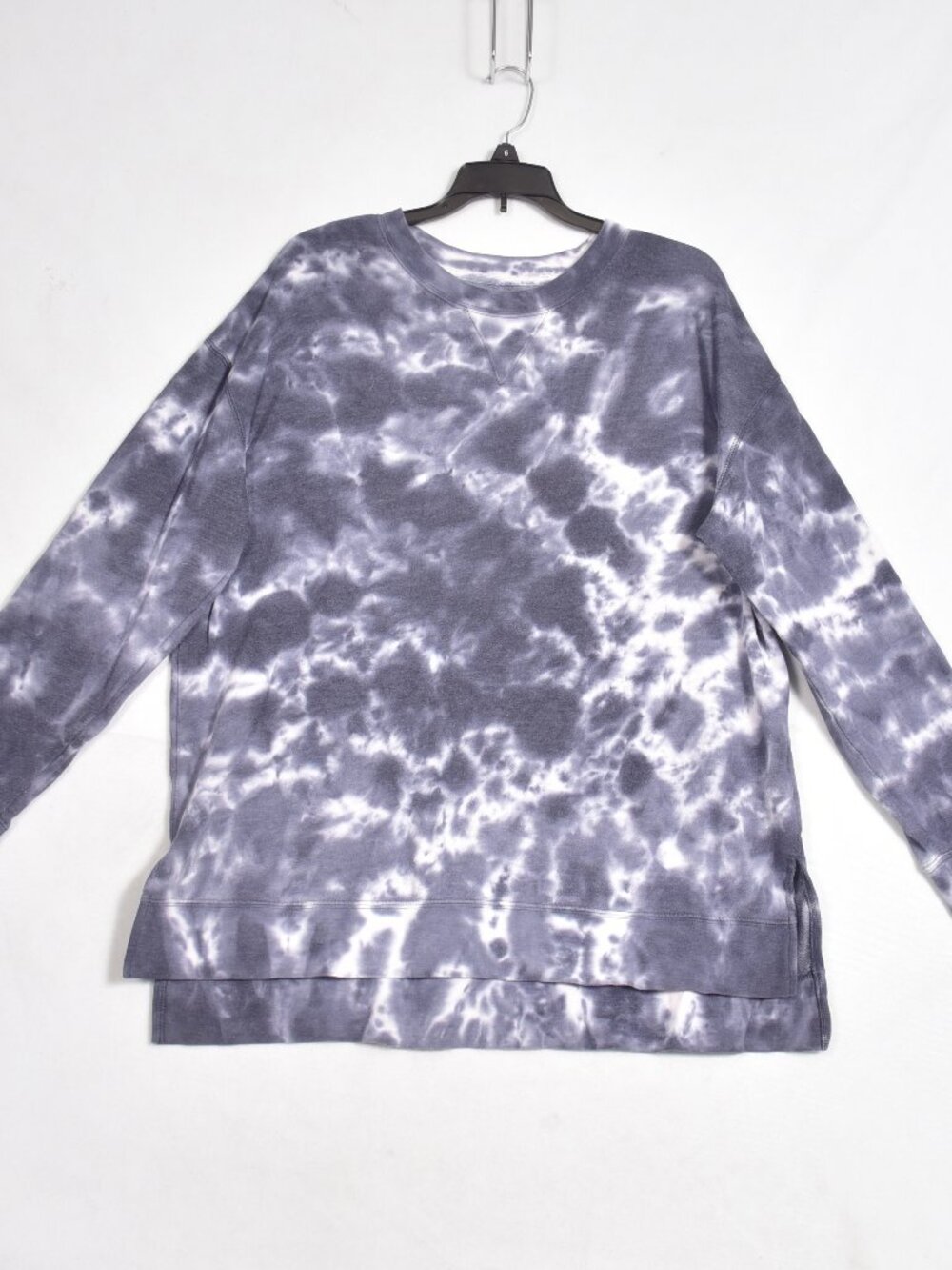 Terra & Sky Women's Tie Dye Pullover Size 14W Sweatshirt Blue